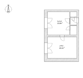 Byt 3 půdorys - Prodej nájemního domu 549 m², Úpice