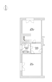 Byt 5 půdorys - Prodej nájemního domu 549 m², Úpice