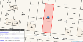 Prodej pozemku 562 m², Hrabětice