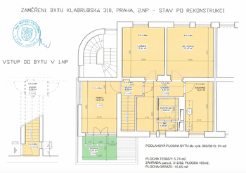 Prodej bytu 3+1 v osobním vlastnictví 79 m², Praha 9 - Letňany