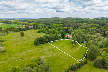 Prodej pozemku 4001 m², Horní Stropnice