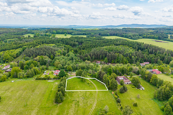 Prodej pozemku 4001 m², Horní Stropnice