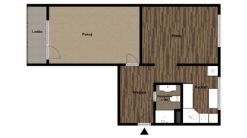 Prodej bytu 2+1 v osobním vlastnictví 57 m², Kadaň