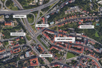 Prodej bytu 2+kk v osobním vlastnictví 50 m², Praha 8 - Libeň