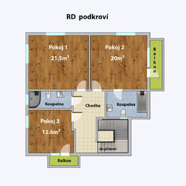 Pronájem domu 228 m², Králův Dvůr