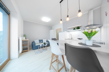 Obývací pokoj  - Pronájem bytu 1+kk v osobním vlastnictví 32 m², Praha 5 - Slivenec
