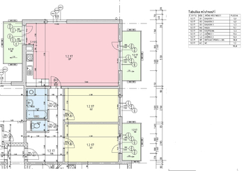 Půdorys bytové jednotky. - Prodej bytu 3+kk v osobním vlastnictví 96 m², Praha 9 - Čakovice
