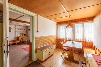 Krytá vstupní veranda - Prodej chaty / chalupy 80 m², Újezd nade Mží