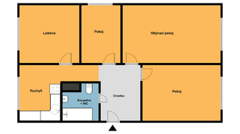 Prodej bytu 4+1 v osobním vlastnictví 80 m², Žatec