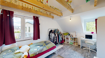 pokoj v podkroví - Prodej domu 134 m², Pyšely