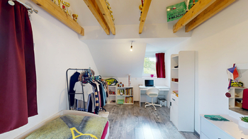 pokoj v podkroví - Prodej domu 134 m², Pyšely