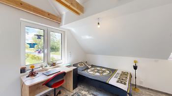 pokoj v podkroví - Prodej domu 134 m², Pyšely
