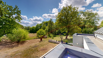 výhled z terasy - Prodej domu 134 m², Pyšely