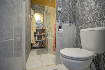 Koupelna s WC - Prodej bytu 2+1 v osobním vlastnictví 63 m², Hradec Králové