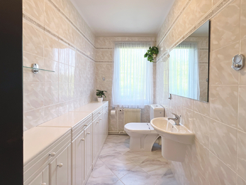 oddělené WC v prvním patře - Prodej domu 290 m², Praha 5 - Smíchov