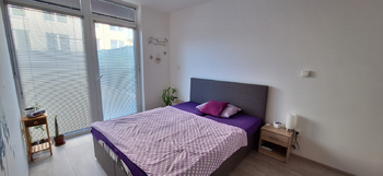 Ložnice - Pronájem bytu 2+kk v osobním vlastnictví 57 m², Boskovice