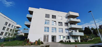Pohled na dům  - Pronájem bytu 2+kk v osobním vlastnictví 57 m², Boskovice