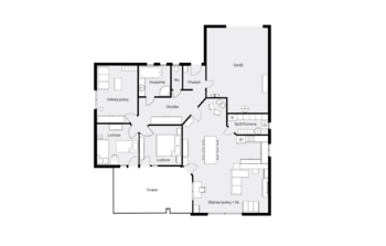Plánek - Prodej domu 180 m², Drahelčice