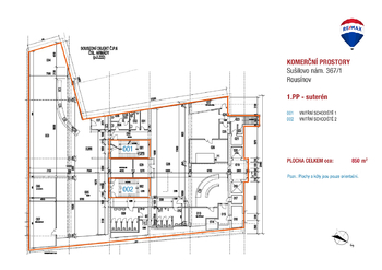 Pronájem obchodních prostor 850 m², Rousínov