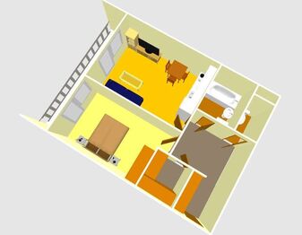 Pronájem bytu 2+kk v osobním vlastnictví 49 m², Brno