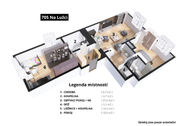 Prodej bytu 3+kk v osobním vlastnictví 84 m², Lázně Bohdaneč