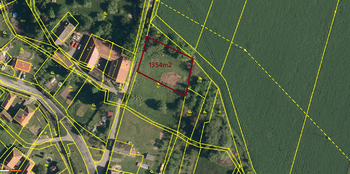 Prodej pozemku 1354 m², Bělotín