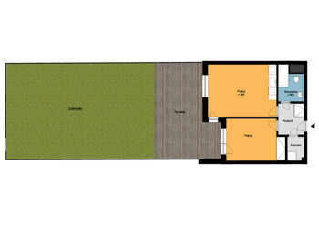 Pronájem bytu 2+kk v osobním vlastnictví 50 m², Praha 10 - Uhříněves