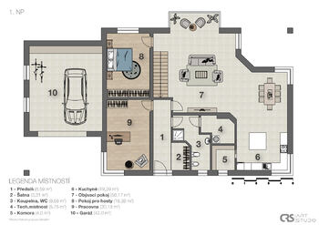 Prodej domu 340 m², Vodochody