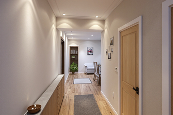 Vizualizace chodba - Prodej domu 140 m², Hostěrádky-Rešov