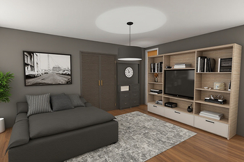 Vizualizace ložnice - Prodej domu 140 m², Hostěrádky-Rešov