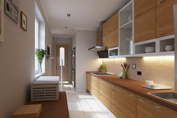 Vizualizace kuchyně 2 - Prodej domu 140 m², Hostěrádky-Rešov