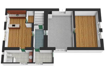 Půdorys domu  - Prodej domu 95 m², Bradáčov