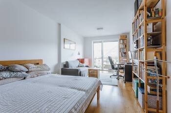 Obývací pokoj - Pronájem bytu 2+1 v osobním vlastnictví 50 m², Brno