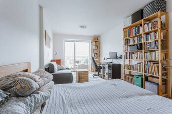 Obývací pokoj - Pronájem bytu 2+1 v osobním vlastnictví 50 m², Brno