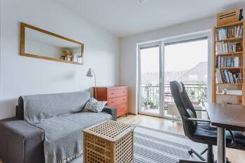 Obývací pokoj - Pronájem bytu 2+1 v osobním vlastnictví 50 m², Brno