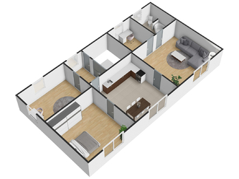 2. nadzemní podlaží - Prodej domu 230 m², Libočany