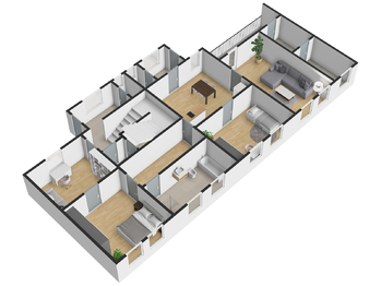1. nadzemní podlaží - Prodej domu 230 m², Libočany