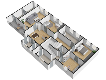 1. nadzemní podlaží - Prodej domu 230 m², Libočany