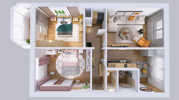 Prodej bytu 3+1 v osobním vlastnictví 79 m², Loučná nad Desnou