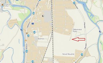 umístění - Prodej pozemku 663 m², České Budějovice