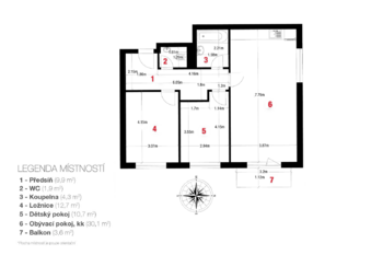 Prodej bytu 3+kk v osobním vlastnictví 75 m², Milovice