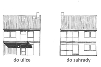výkres - pohledy ... - Prodej domu 156 m², Havlíčkův Brod
