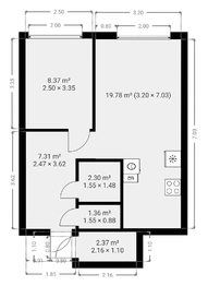 Pronájem bytu 2+kk v osobním vlastnictví 42 m², Beroun