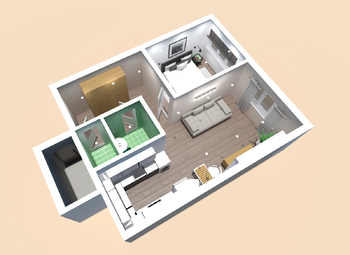 Pronájem bytu 2+kk v osobním vlastnictví 42 m², Beroun