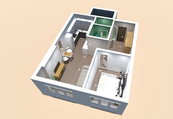 Pronájem bytu 2+kk v osobním vlastnictví 42 m², Beroun