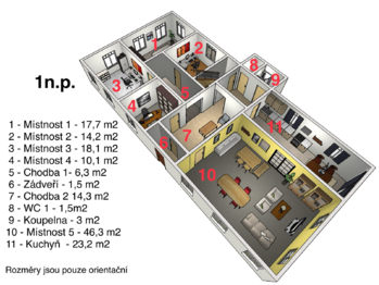 Prodej ubytovacího zařízení 500 m², Záhoří
