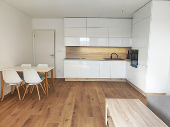 obývací část - Pronájem bytu 2+kk v osobním vlastnictví 63 m², Litomyšl