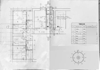 půdorys vršek - Prodej bytu 4+kk v osobním vlastnictví 108 m², Praha 5 - Radlice