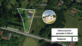 Prodej pozemku 3258 m², Ústí nad Orlicí