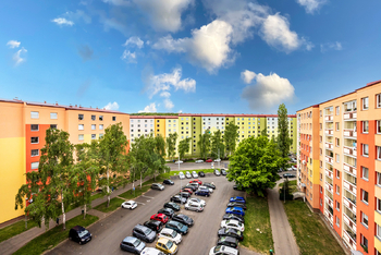 Výhled z bytu - Prodej bytu 2+kk v družstevním vlastnictví 49 m², Teplice